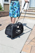 Armarkat PC101B Roll Away Pet Carrier, Black