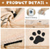 Chumia 4 Pcs Dog Towels for Drying Dogs, Microfiber Absorbent Towel for Medium Dogs & Cats, Light Brown