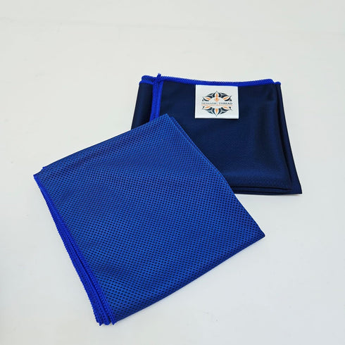 Nomadic Thread Set, 2-Pack, 30" 12" inches, Premium Quality Microfiber Cooling Towel Royal Blue, x Best for Workout