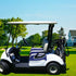 YOKYHOM Summer Golf Cart Seat Covers, 100% Microfiber Towel Blanket Keeps Seat Cool and Clean, Fits 2-Seat Golf Carts