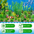 Fish Tank Plants, 20pcs Artificial Green Plants Aquarium Decorations, Fish Tank Accessories for Household and Office