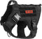 OneTigris Tactical Dog Harness Vest, No-Pull Service Vest with Hook & Loop Panels, Adjustable for Training (Black, XS)