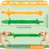 2-Pack 40 LECHONG Extra-Long Squeaky Dog Toys for Large Dogs, Soft Chew Plush Stuffed Animal Dogs Toy, Interactive