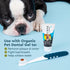 Pack 2 RADIUS Pet Toothbrush, Lush and Plus Soft Bristles, Designed to Clean Teeth and Help Prevent Tartar and Remove