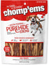 CHOMP 'EMS Purehide Chews - Slow Roasted Rawhide Dog Treats, High Protein Beef Hide, Bacon Flavor, 8.5 Oz