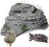 PINVNBY Turtle Basking Platform, Large Reptile Climbing Shale Resin Ledge with Suction Cups