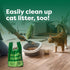 120 Earth Rated Dog Poop Bags with Handles, Extra Wide, Easy Tie and Guaranteed Leakproof, Unscented, Handle Bags