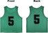 12 Pack Scrimmage Numbered Vests for Sports Training - Ideal for Basketball, Soccer, and More