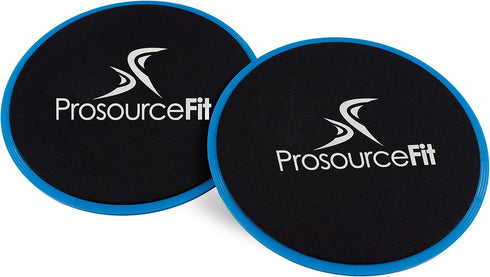 ProsourceFit Core Sliding Exercise Discs, Dual-Sided Sliders for Use on Any Surface at Home or Gym for Full-Body Workouts, Set of 2 by ProsourceFit
