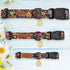 Faygarsle Floral Dog Collar, Soft Fancy Pet Collar with Flower Design for Small Medium Large Dogs, Ideal Black
