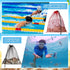 LEIFIDE 6 Pcs Diving Bag, Nylon Mesh Drawstring Bags for Snorkeling Swimming Gear