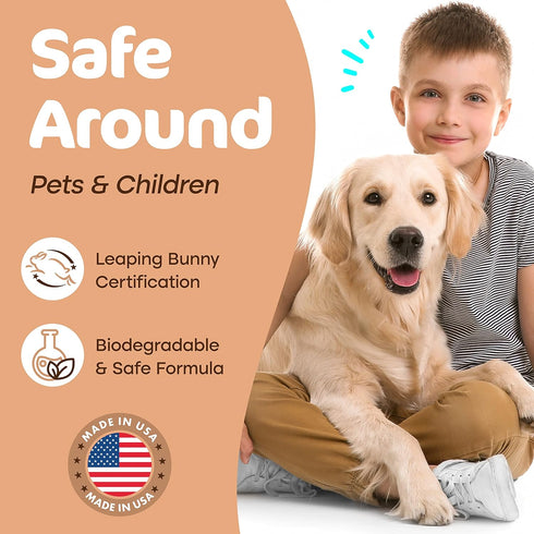 Sunny & Honey Pet Stain & Odor Miracle, Enzyme Cleaner for Dog and Cat Urine, 32 FL OZ