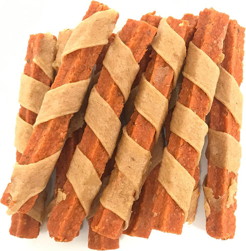 Carolina Prime Pet 45306 Chicken Wrapped Sweet Tater Stix Treat for Dogs, 1 Pouch