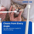 360 3EA MIND UP Cat Toothbrush with Cylinder Head, Brush Design for Cat Teeth Cleaning, Pet Toothbrush