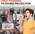 Pyle Megaphone Speaker PA Bullhorn - 20 Watts, Adjustable Volume Control, Built-in Siren, 800 Yard Range