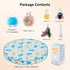 3 ZOMISIA Interactive Cat Toy Ball, Hide and Seek Cat Toys in Play Mat, Moving Rolling Kitten Toys for Indoor Bored