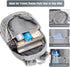 ZOMAKE Ultra Lightweight Hiking Backpack 20L - Packable Small Water Resistant Daypack for Women Men (Silver Gray)