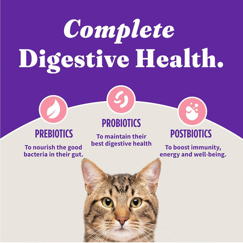 Halo Holistic Cat Food Dry, Wild-caught Salmon & Whitefish Recipe, Complete Digestive Health, 6-lb Bag