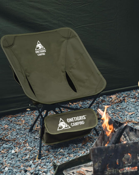 OneTigris Tigerblade Camping Chair - Lightweight Folding Backpacking Chair, Compact Portable 330 lbs Capacity