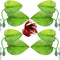 Boao 4 Pieces Betta Leaf Hammock, Betta Fish Pad for Tank Aquarium Spawning Grounds Breeding Resting Bed