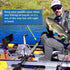 Kayak Paddle Holder, Fishing Net and Poles Holder, Track Mount Accessories for Fishing Kayak, Canoe, Paddle Board
