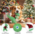 DULZILUZID Christmas Dog Toys, Plush Stuffed Green Dinosaur Animals Toy, Squeaky Dog for Small, Medium, and Large Dogs