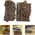 Mipcase Reptile Bark Hideout Decor - Cork Bark Climbing Mat for Terrarium and Reptiles