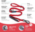 IOKHEIRA 6Ft/4Ft Dog Leash Rope for Large Dogs, Heavy Duty with Padded Handle and Reflective Threads