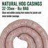 32-35mm, 30 6.1 Package LEM Products Natural Hog Casings, Edible Sausage Casings, Stuffs Approximately Pounds, Great