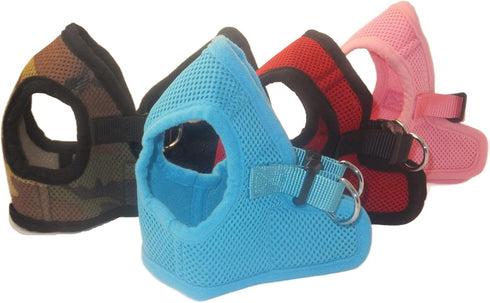 Soft No Pull Step-in Dog Harness for Small Dogs XXS XS, Comfy SkyBlue Mesh for Teacup, Chihuahua, Yorkie