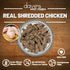 Dave's Pet Food Grain Free Wet Cat Food (Shredded Chicken in Gravy), 13.2 oz Cans (Case of 12) Made in Canada