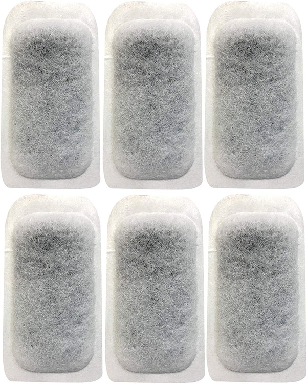 Penn-Plax Replacement Filter Media Cartridge for NuWave Betta Fish Tank Kit – 6-Pack