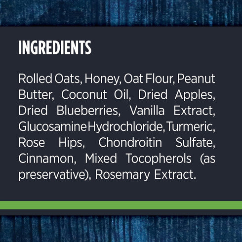 Nulo Functional Granola Bars, Healthy Dog Treats, Oven Baked, 10 Ounce Bag