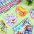 100 Summer Sweetude Pcs Plaid Dog Bandana Bulk with Sayings Hawaii Bandana Pet Scarf Triangle Bibs Washable Puppy