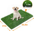 33.2in 21in 35x23in Tray(1 Pack) LOOBANI x Replacement Artificial Grass Puppy Training Pads, Quickly Absorbency