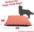 Majestic Pet 46 x 35 Inch Rectangle Large Dog Bed, Washable Non-Slip Comfy Pet Bed, Super Value Pillow Dog Bed