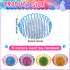 5 Jecery Pcs Cat Spring Toys Stretchable Rolling Balls Colorful Playful Coils Interactive Action Toy Caged Rats