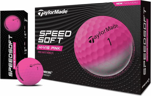 2025 Taylormade Golf SpeedSoft Pink Golf Balls