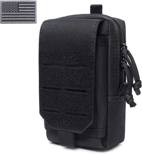 Atwilltap Tactical Molle EDC Pouch Cellphone Pouch Holder Utility Gadget Organizer Bag