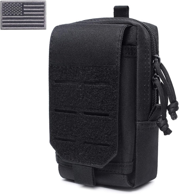 Atwilltap Tactical Molle EDC Pouch Cellphone Pouch Holder Utility Gadget Organizer Bag
