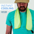 FROGG TOGGS Chilly Pad Pro Sport Microfiber Instant Cooling Towel, Machine Washable, Reusable 31"x6"