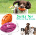 2 Pack Squeaky Dog Toys - Durable Rubber Indestructible Tough Ball for Aggressive Chewers, Large Medium Small