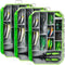 Ghosthor Fishing Tackle Box, Waterproof 3600 and 3700 Tackle Trays, Organizer with Removable Dividers