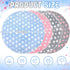 4 Pcs Round Whelping Pee Pads, Washable for Dogs, Waterproof Training Pads, Non-Slip Cat Dog Bed Mat for Crate Kennel