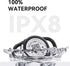 Waterproof Full Body Protection Anti-Lost Air Tag Case, QR Code Airtag Holder for Dog, Cats, Collar, Backpack (White,