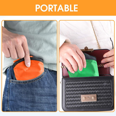 108 Set Summer Mototo Pieces Foldable Flying Disc Fans with Bag Folding Pocket Toy DIY Creative Gift Handheld Fabric