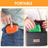 108 Set Summer Mototo Pieces Foldable Flying Disc Fans with Bag Folding Pocket Toy DIY Creative Gift Handheld Fabric