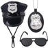 Yewong Pet Police Costume Accessory Set, Dog Cat Police Hat Badge and Sunglasses for Halloween Cosplay Party
