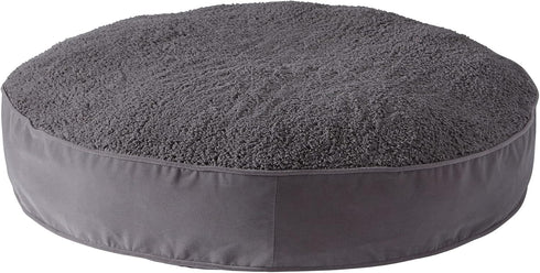 Happy Hounds Scout Deluxe Round Pillow Style Dog Bed, Small (30 x 30 in.), Pewter