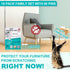 FluffyDream Furniture Protector from Cats, 10-Pack 12”×17” cat Couch Protectors Anti Cats Scratch, Cat Scratching Deterrent Training Tape